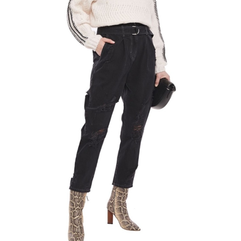 IRO Paris : distressed boyfriend jeans